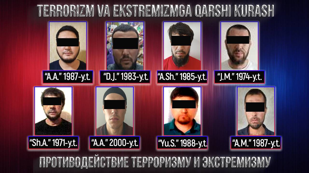 Ўзбекистоннинг 5 та вилоятида «Ҳизб ут-Таҳрир» материалларини тарқатган 8 нафар шахс фаолиятига чек қўйилди