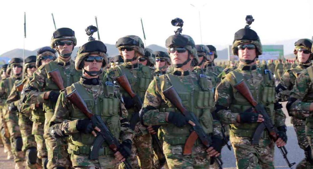 Ликвидация "террористов": узбекско-таджикские военные учения  