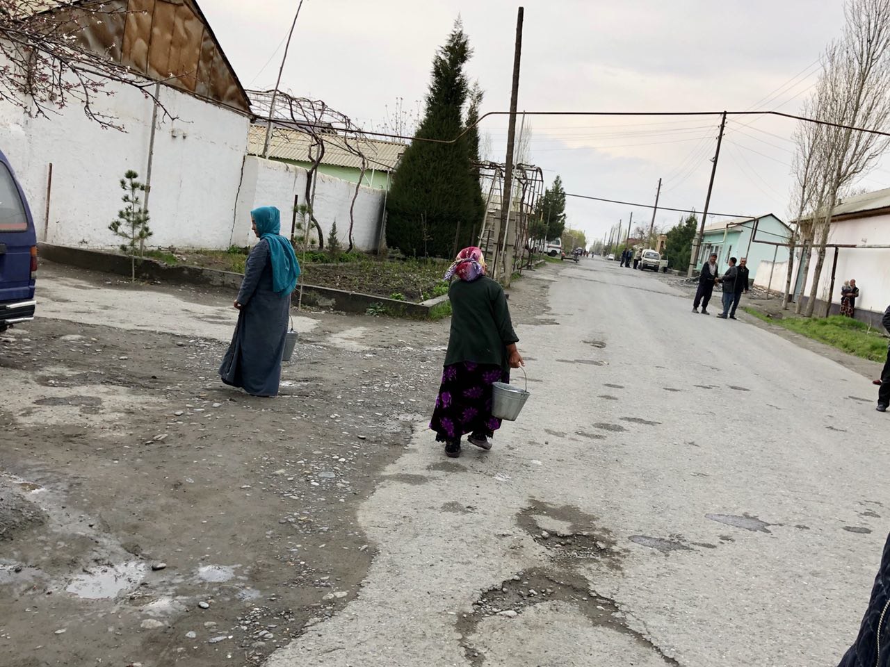 Как в дома в Ферганской долине пришла вода