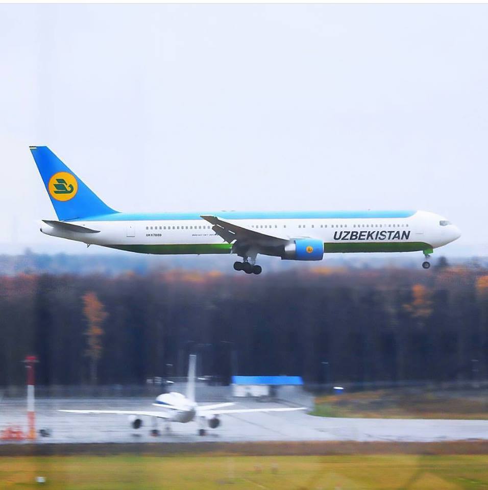 Первый рейс Uzbekistan Airways прибыл в аэропорт Внуково