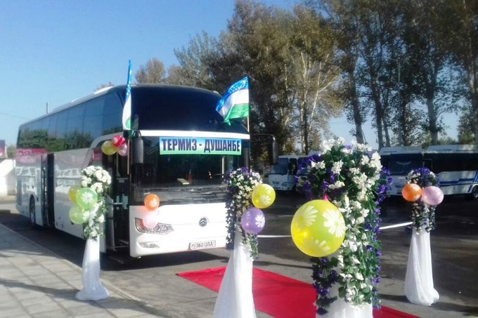  Сурхондарё ва Самарқанддан Тожикистонга автобус қатнови йўлга қўйилди